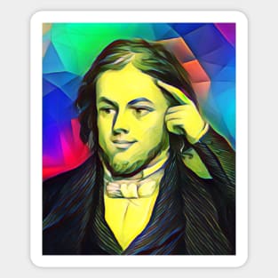 Rufus Wilmot Griswold Colourful Portrait | Rufus Wilmot Griswold Artwork 7 Sticker